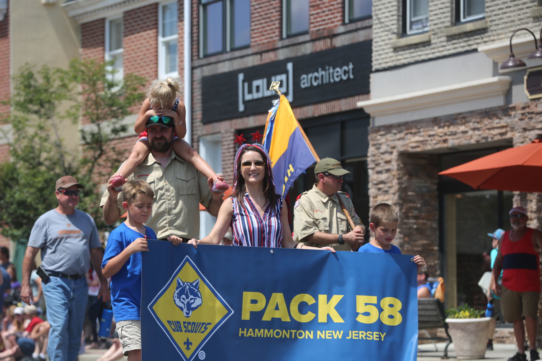 Hammonton's annual Fourth of July parade 2019 along Bellevue Avenue.